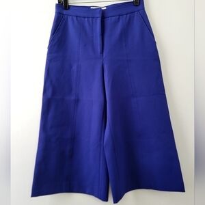 MSGM wide-leg cropped trousers (Royal Blue)